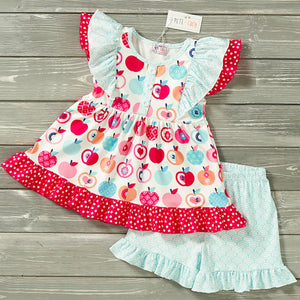 Sweet Apples Shorts Set by Pete & Lucy