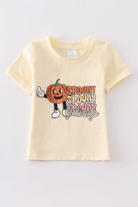 Spooky Pumpkins Feelings Kids Tee by Abby & Evie