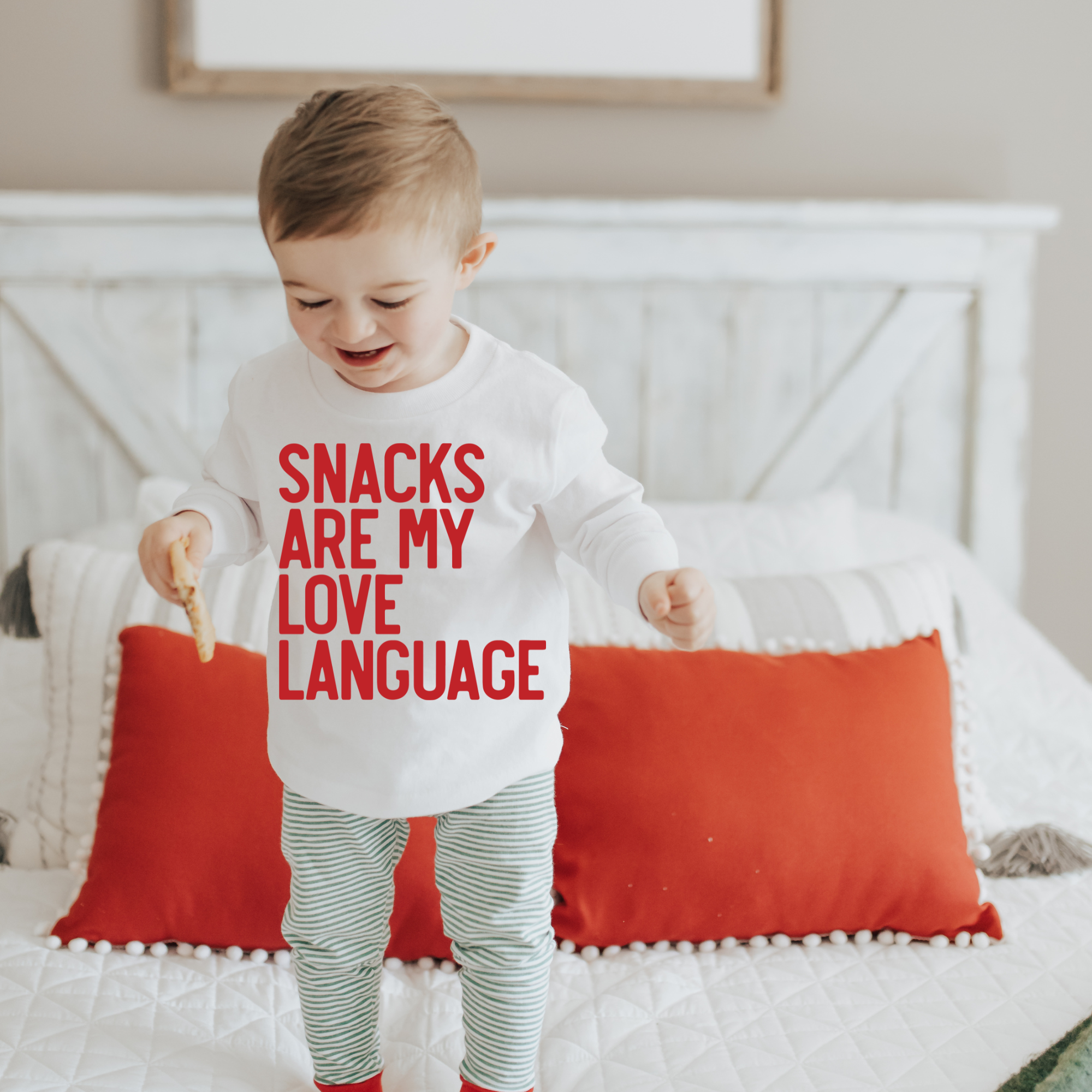 Snacks are my Love Language Valentine's Day Graphic Tee