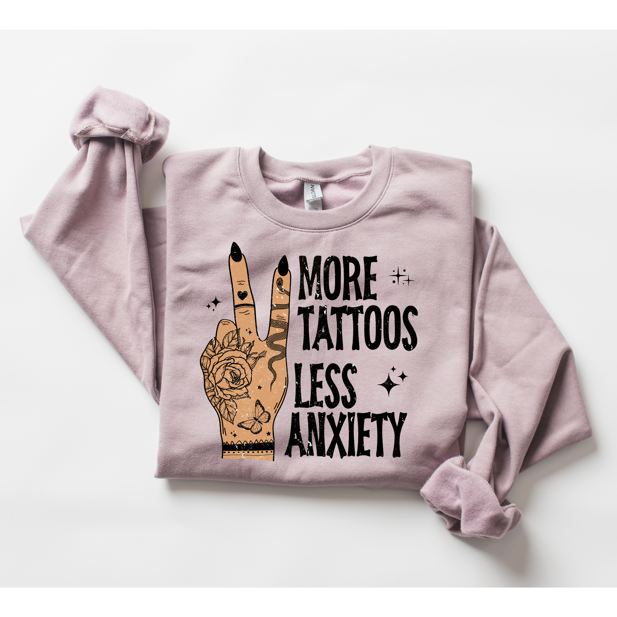 More Tattoos Less Anxiety Sweatshirt