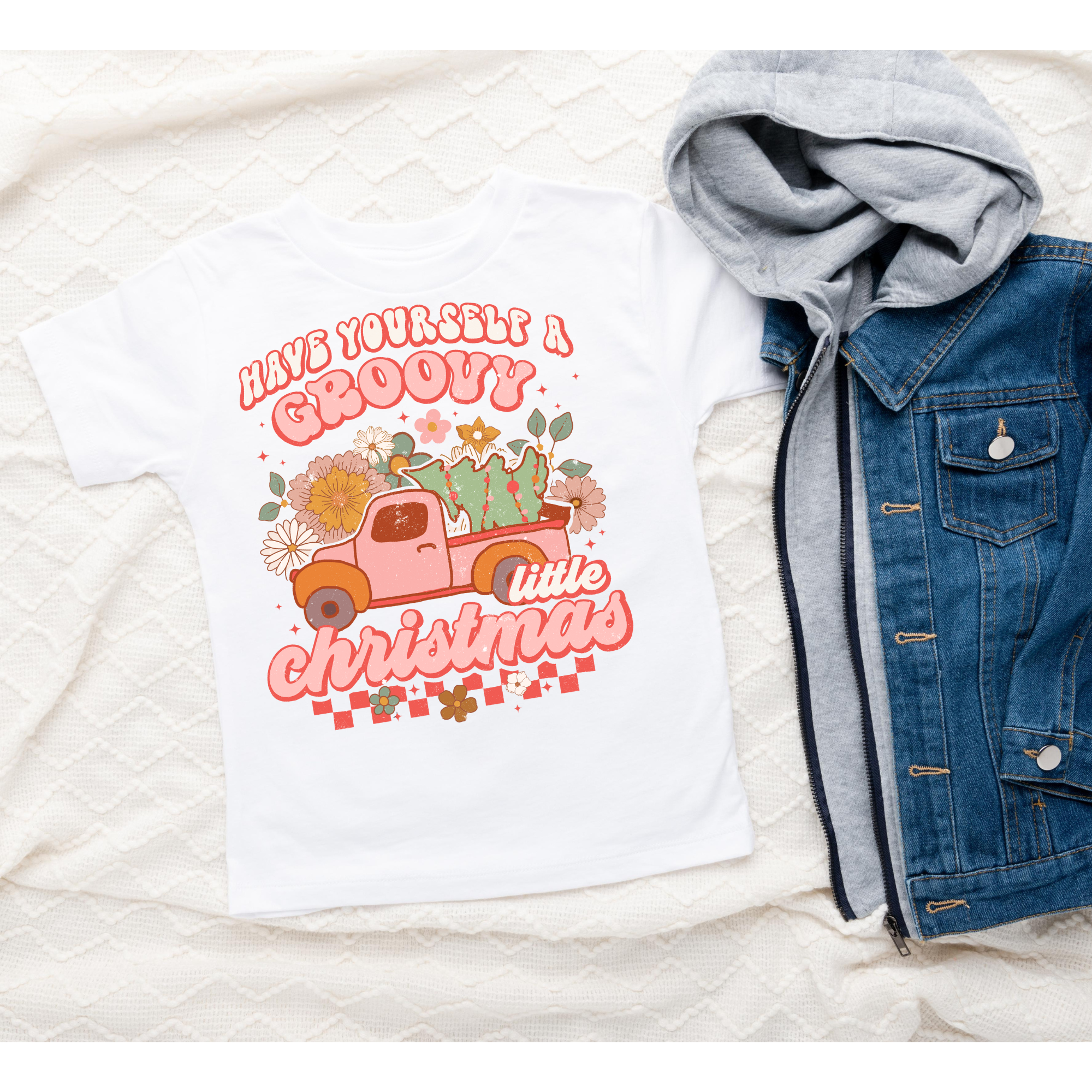 Have Yourself a Groovy Little Christmas | Kid's Graphic Tee