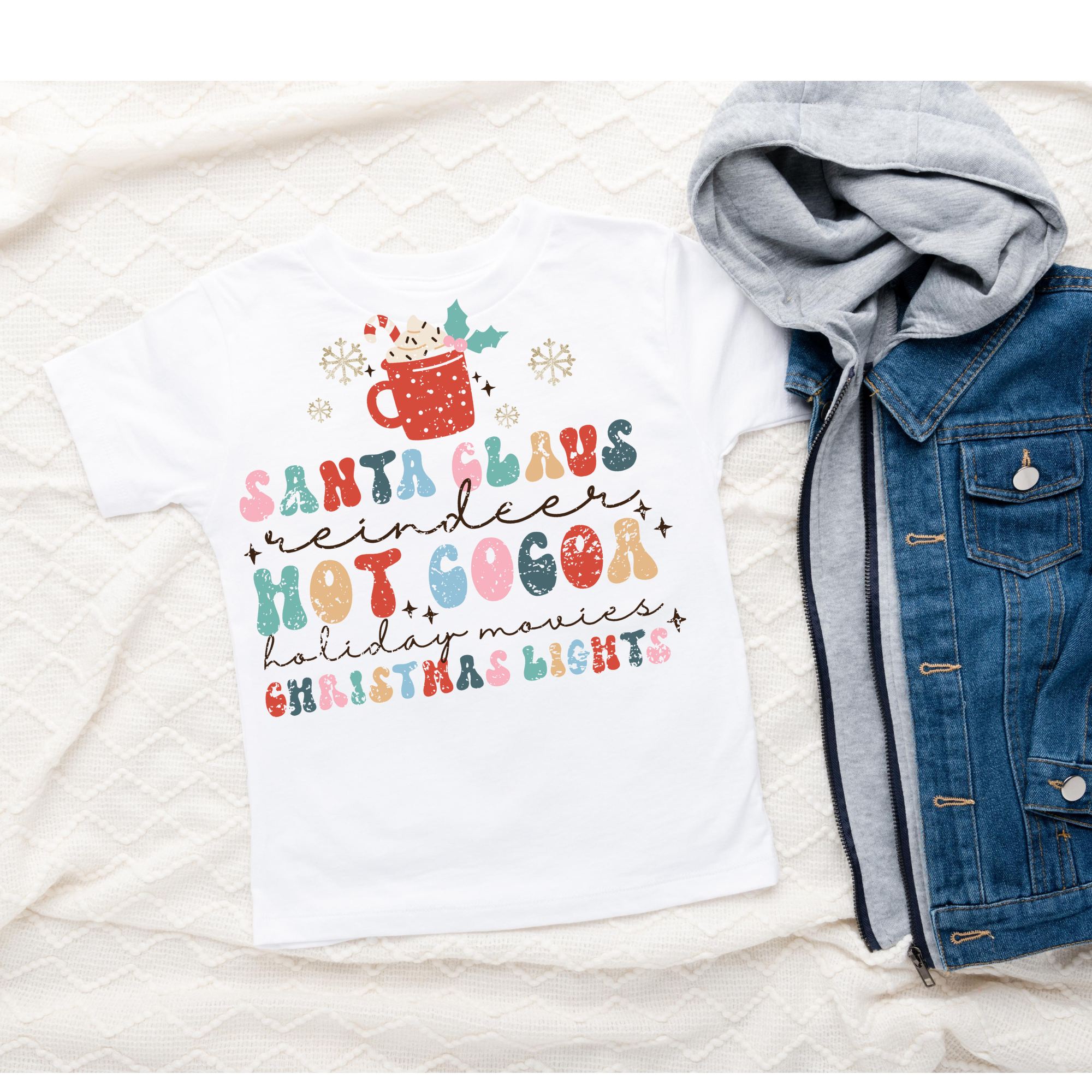 Hot Cocoa, Santa Clause, Movies, Etc. | Kid's Graphic Tee