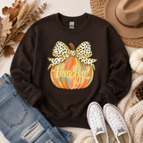 Colorful Thankful Pumpkin Sweatshirt | Women's