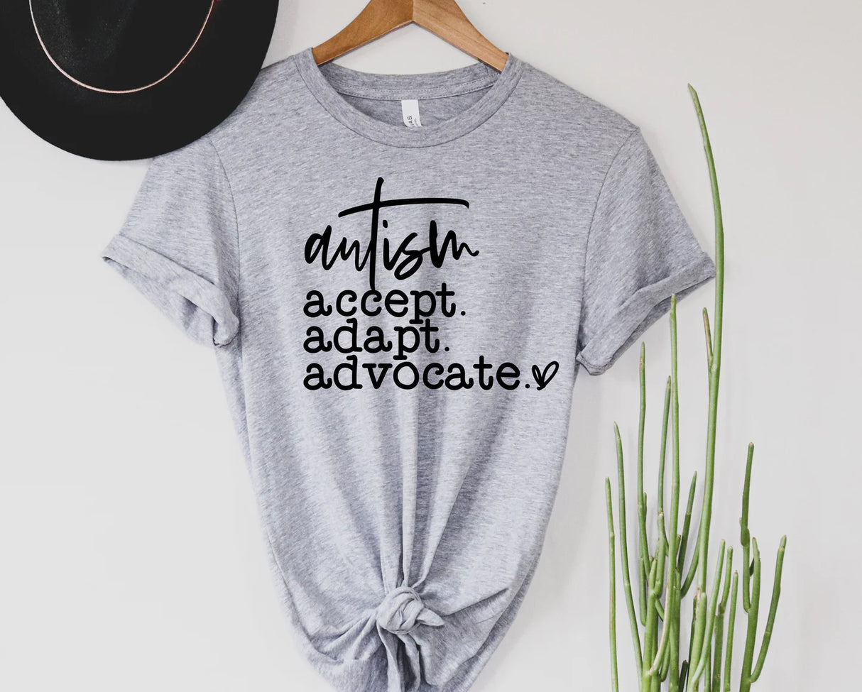 Accept Adapt Advocate Graphic Tee