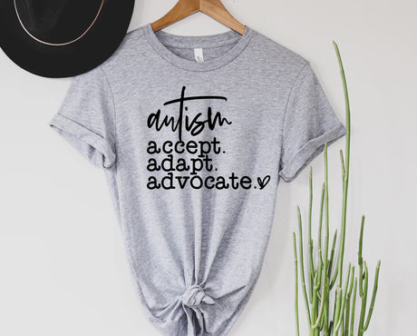 Accept Adapt Advocate Graphic Tee