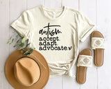 Accept Adapt Advocate Graphic Tee