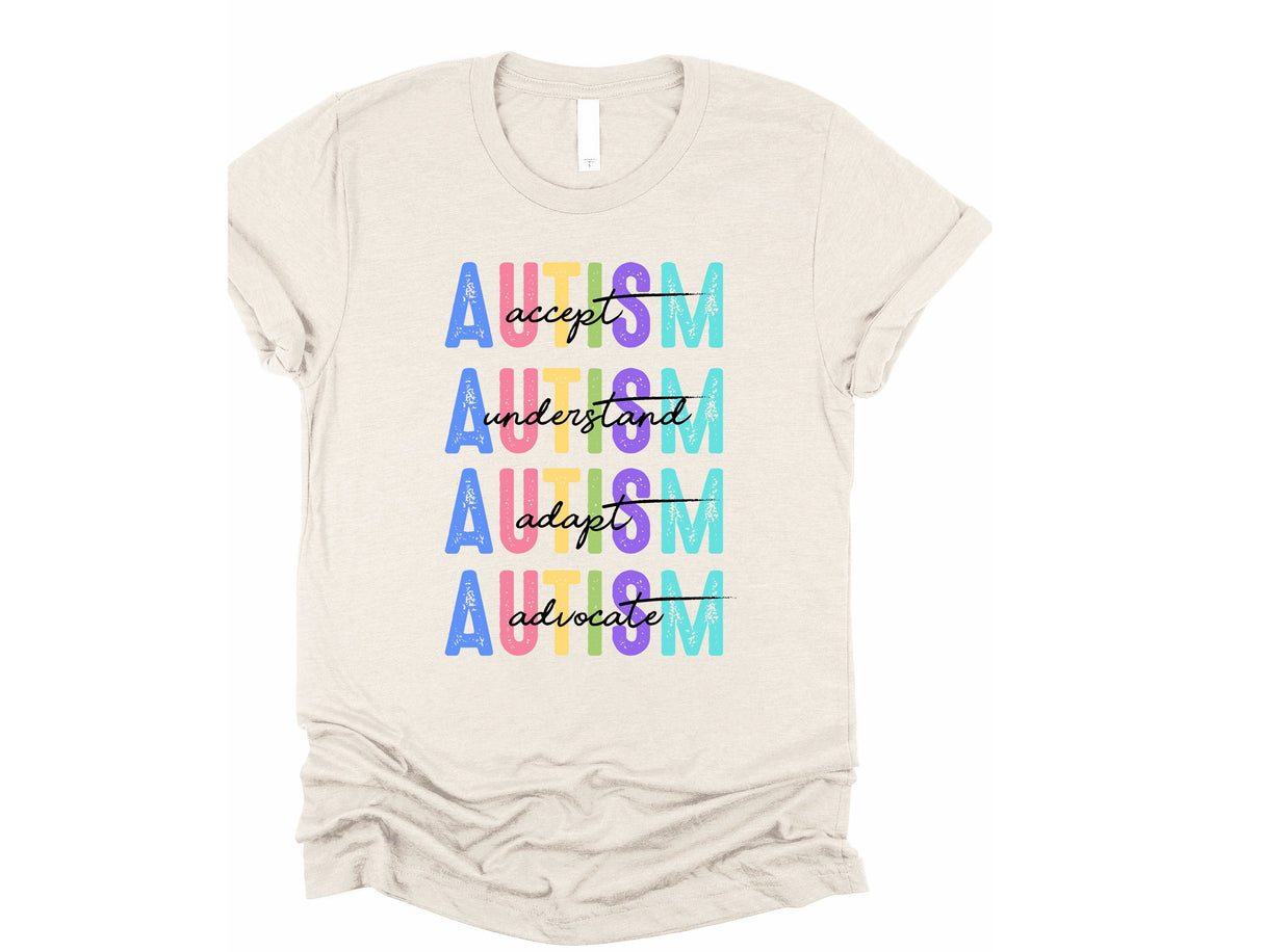 Accept Understand Adapt Advocate Graphic Tee