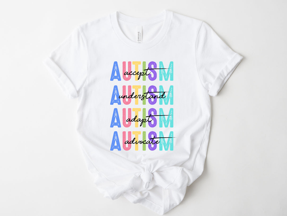 Accept Understand Adapt Advocate Graphic Tee