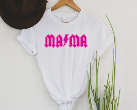 Hot Pink Rocker Mama | Graphic Tee