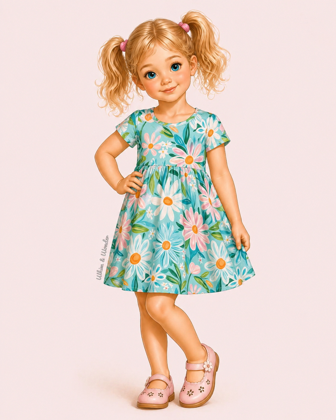Daisy Breeze Bamboo Twirl Dress | Landrie Lou