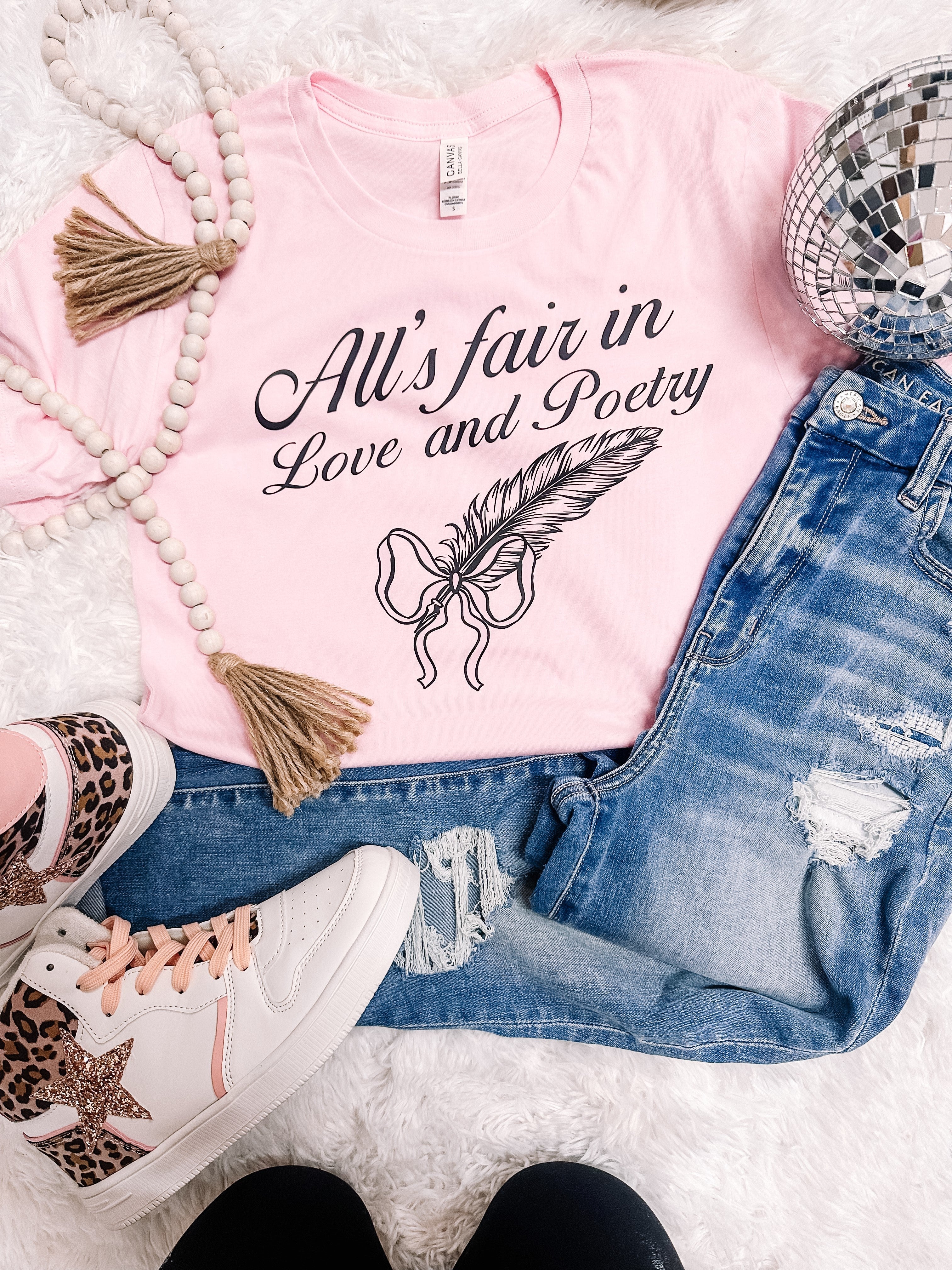 All is Fair in Love & Poetry Graphic Tee | Women's