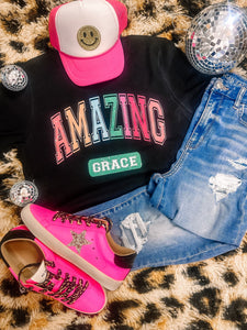 Amazing Grace Colorful Faith Graphic Tee | Women's