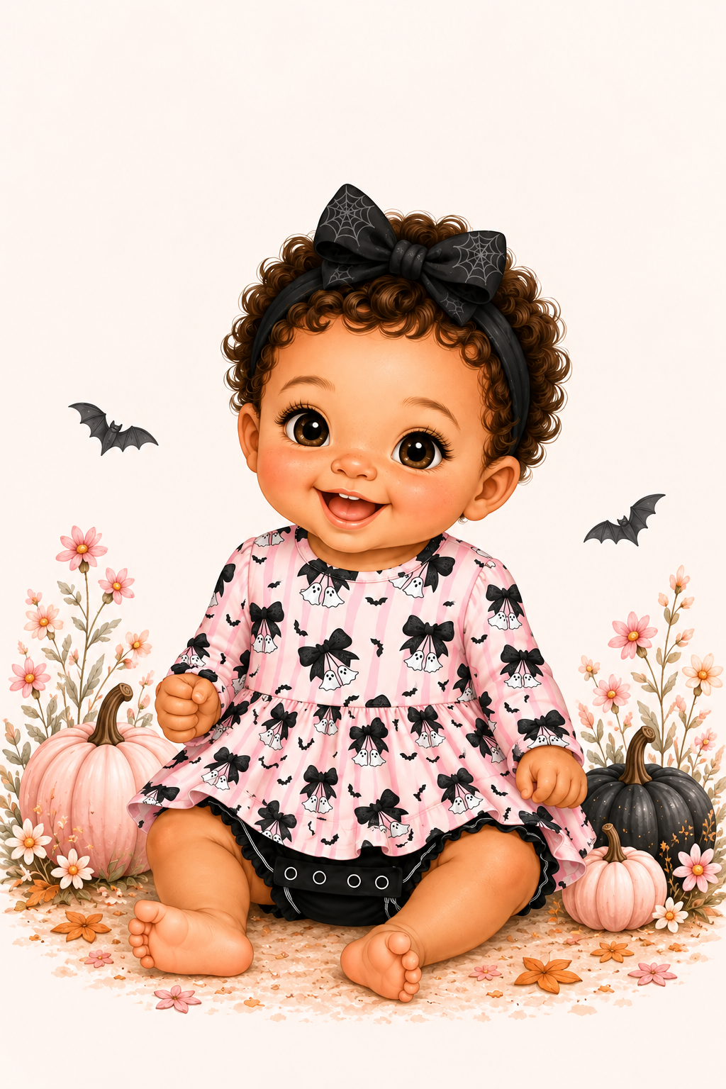 Little Boo Bows Skirted Bubble | Pete + Lucy