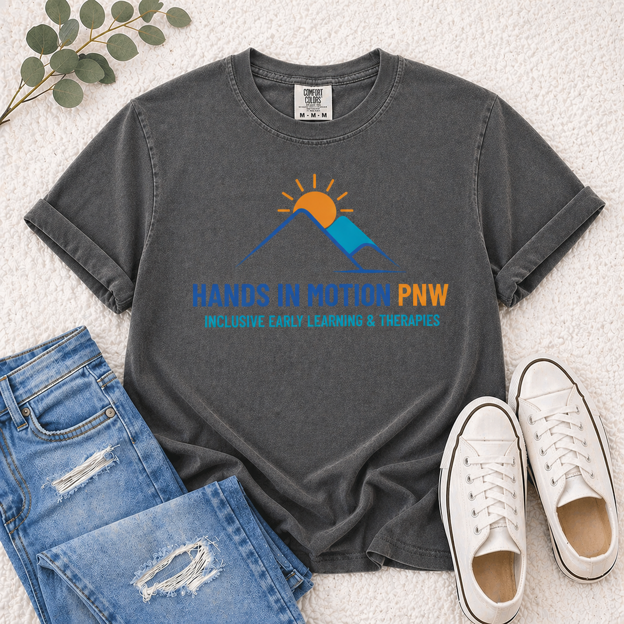 Hands In Motion PNW Comfot Colors Graphic Tee