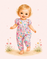 Pretty Petals Baby Bubble | Pete + Lucy