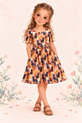 Black Cat Magic Bamboo Twirl Dress | Landrie Lou
