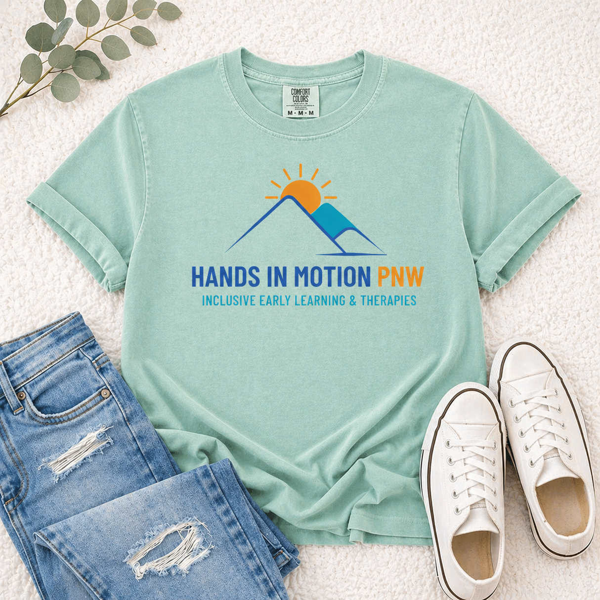 Hands In Motion PNW Comfot Colors Graphic Tee