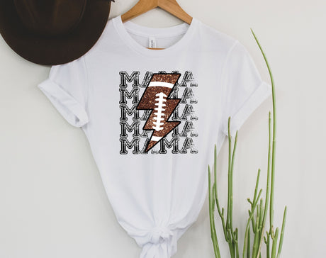 Football Mama Lightning | Graphic Tee
