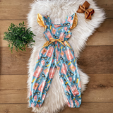 Pink Lemonade Backpack Jumpsuit by Wellie Kate