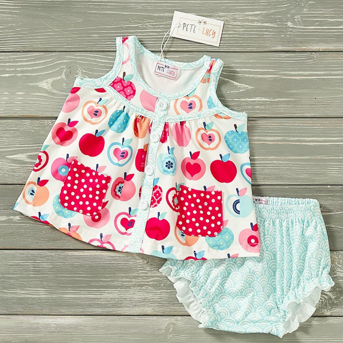 Sweet Apples Baby Bloomers By Pete and Lucy