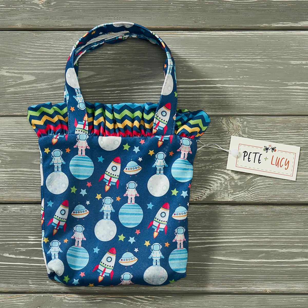 Outer Space Bucket Purse by Pete and Lucy