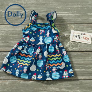 Outer Space Dolly Dress by Pete and Lucy