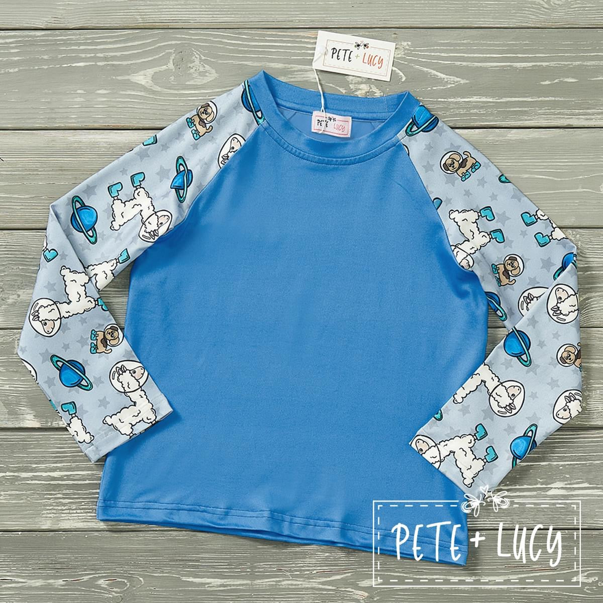 Lucas: Long Sleeve Raglan by Pete and Lucy