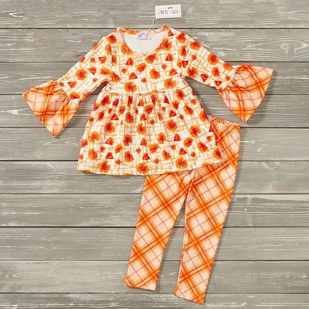 Poppy Love Pants Set by Pete and Lucy