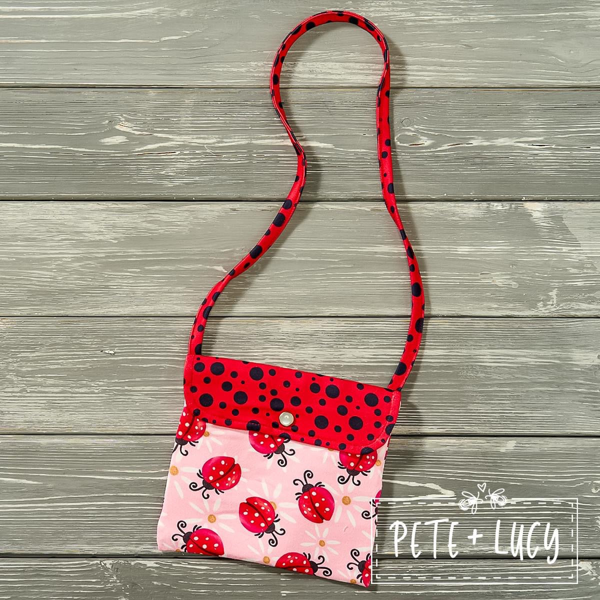 Ladybug + Daisy Purse by Pete and Lucy