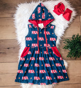 Sound the Alarm Hooded Dress | TwoCan