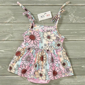 Summer Floral Baby Romper By Pete and Lucy