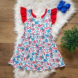 Americana Peace Dress by Twocan