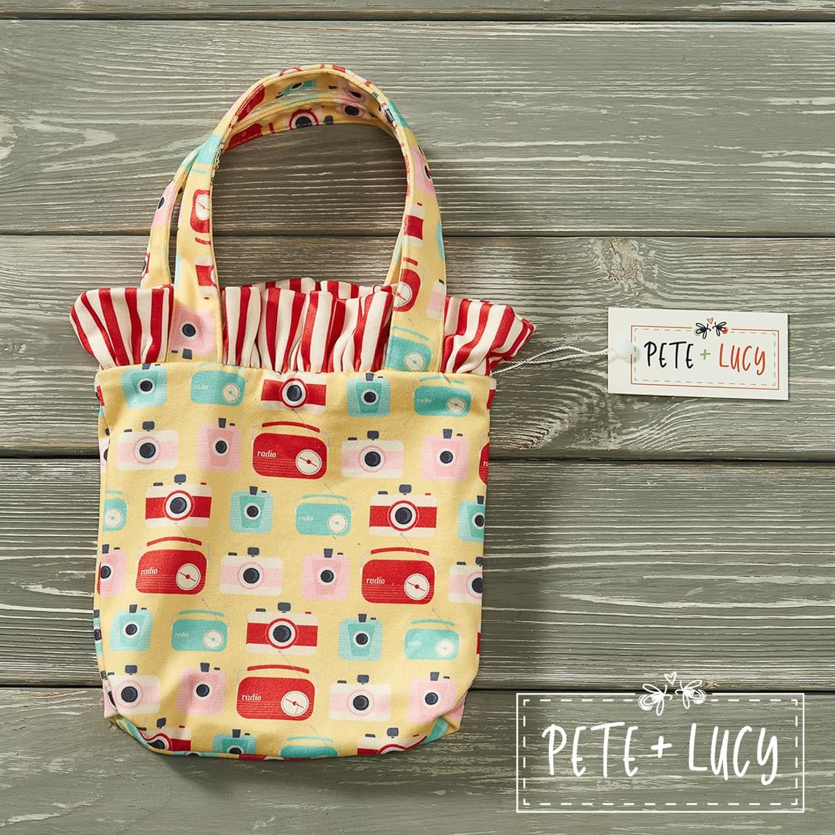 Retro Summer Bucket Purse by Pete and Lucy