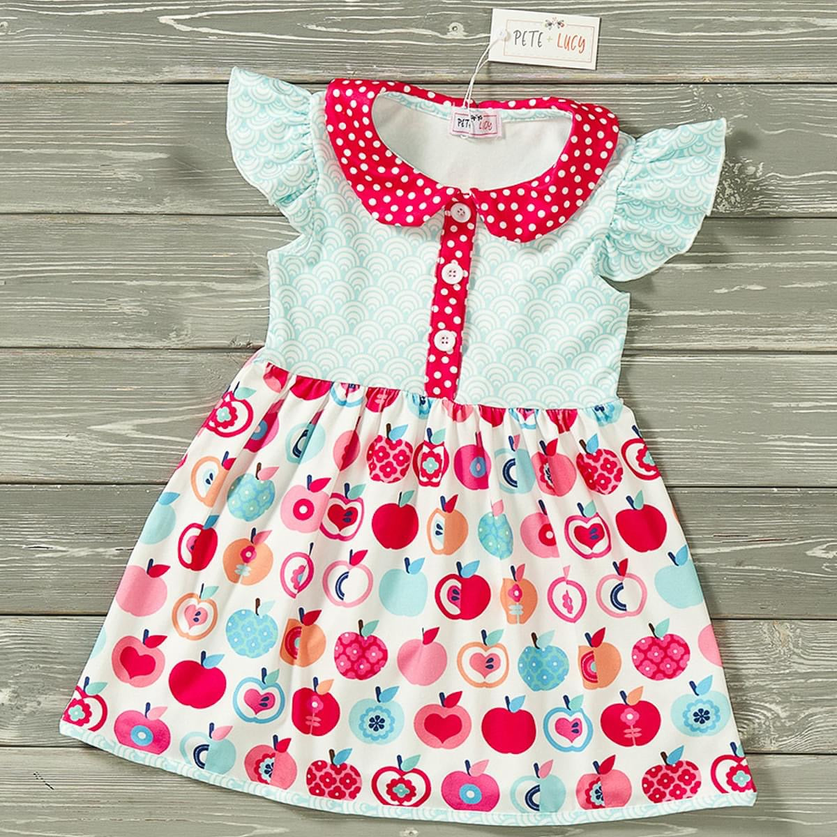 Sweet Apples Dress by Pete and Lucy