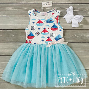 Come Sail With Me Tulle Dress by Pete and Lucy