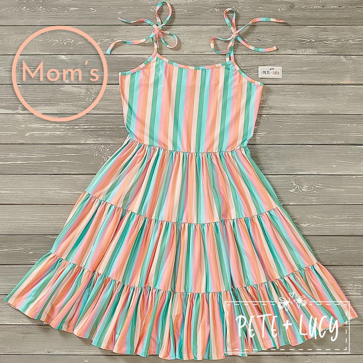 Summertime Simply Stripes Mom Dress by Pete and Lucy