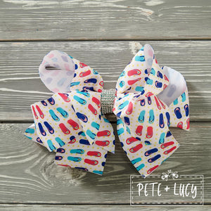 Sand Slippers Deluxe Bow by Pete and Lucy