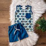 Sunglasses Shorts Set by Twocan