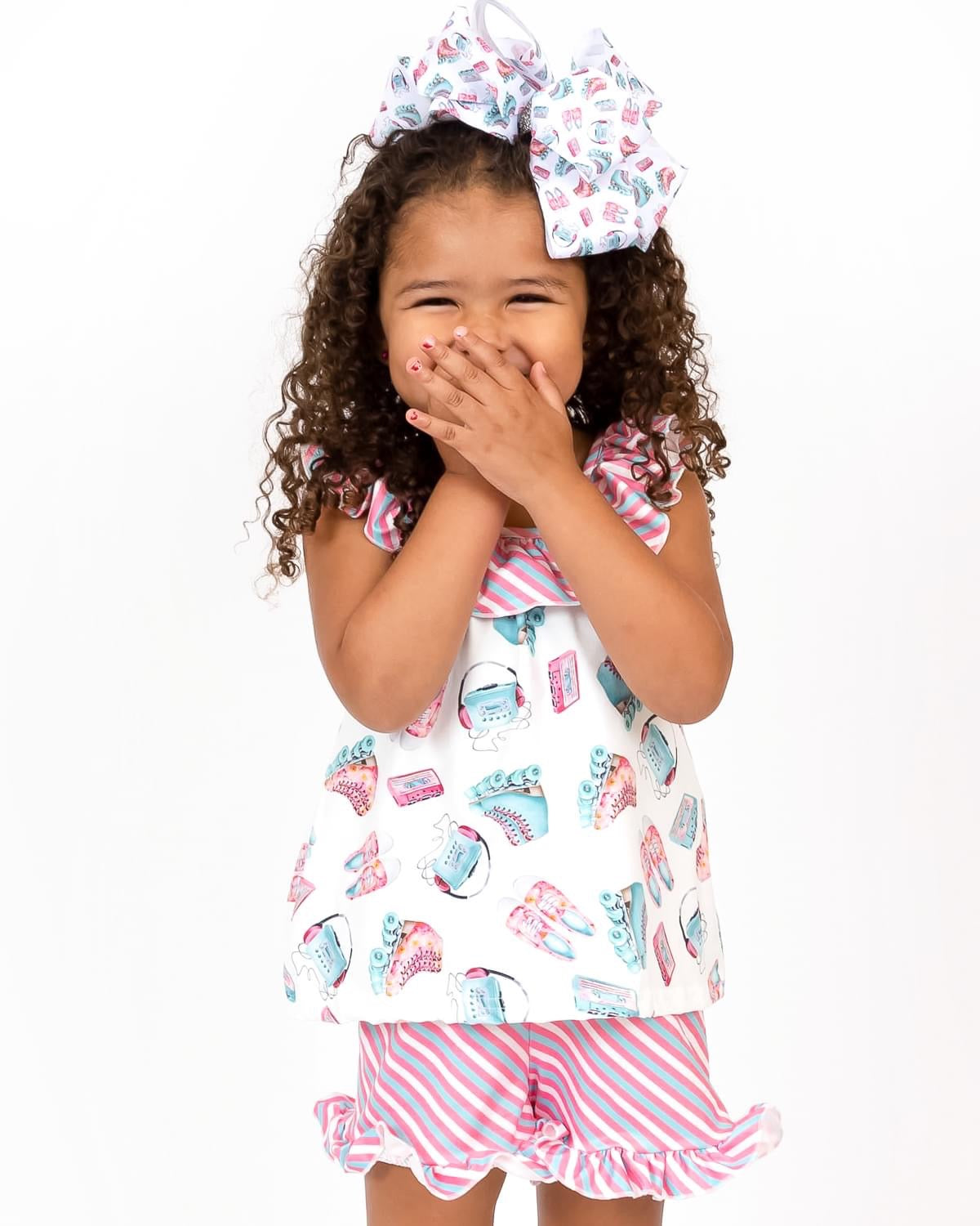 Skater Girl Shorts Set by Pete and Lucy
