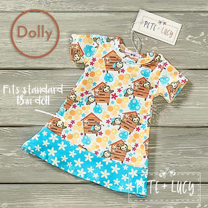 Bee Happy Dolly Dress by Pete and Lucy