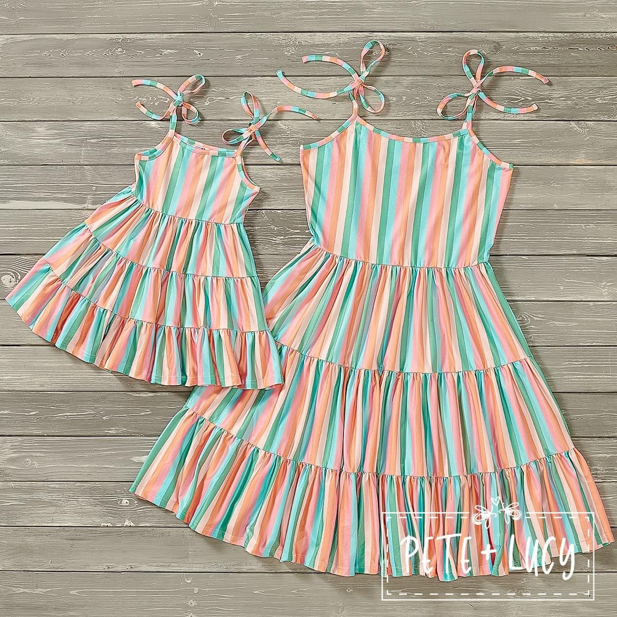Summertime Simply Stripes Baby Romper by Pete and Lucy