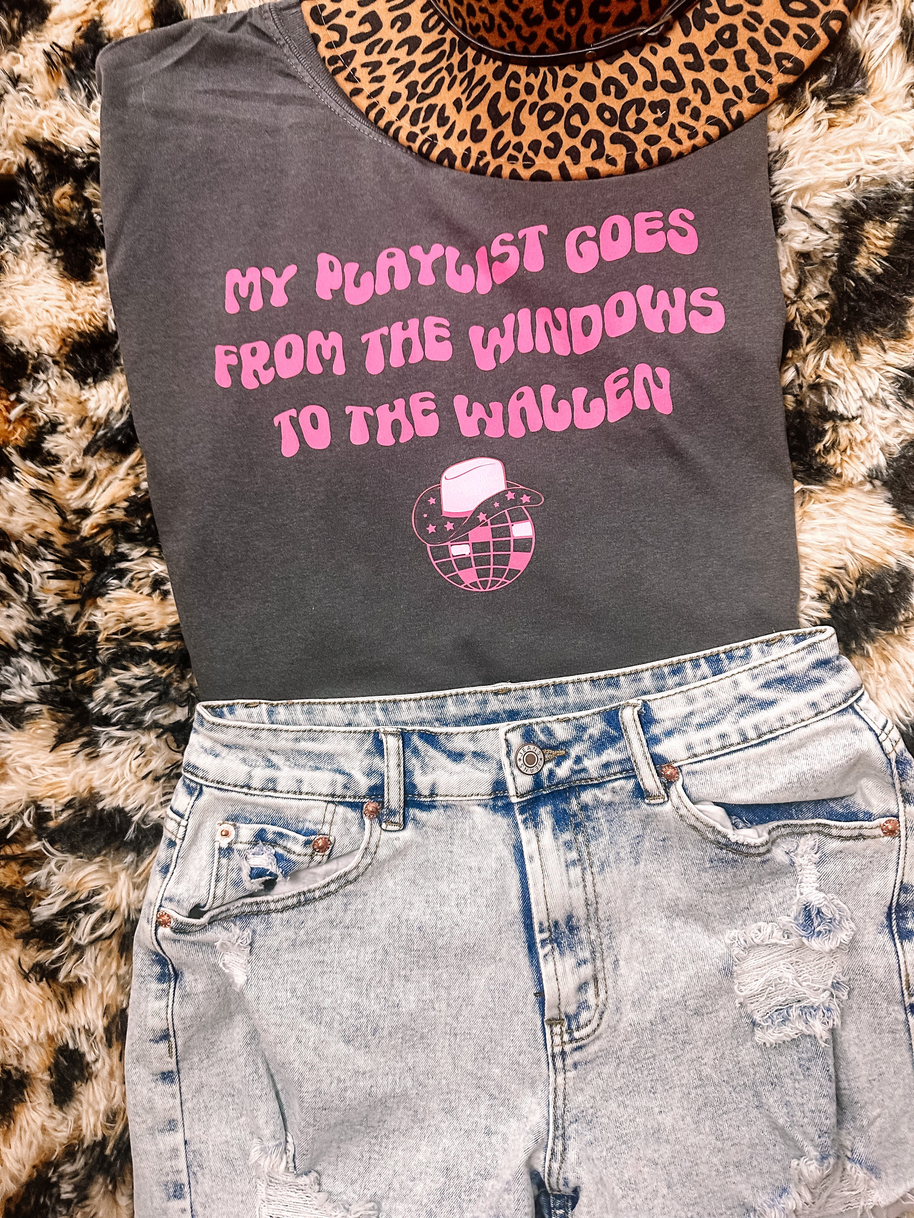 My Playlist Goes From the Window Graphic Tee
