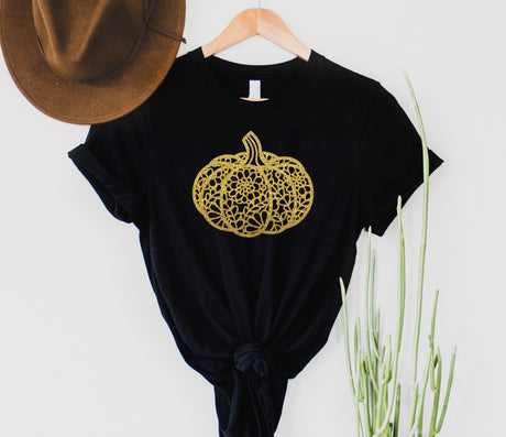 Lace Pumpkin Gold | Graphic Tee
