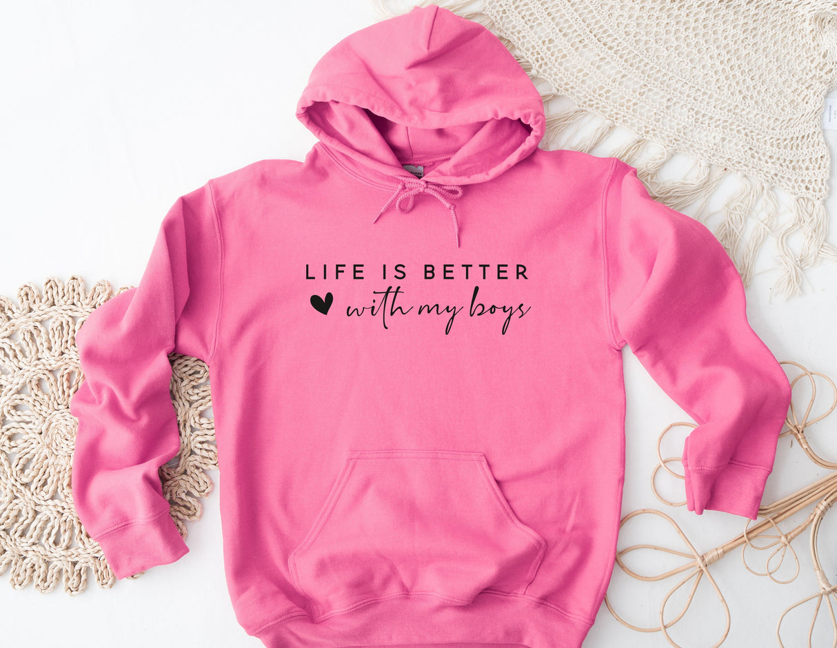 Life is Better with My Boys | Graphic Tee and Sweatshirts