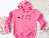 Life is Better with My Boys | Graphic Tee and Sweatshirts