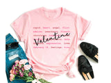 Valentine Typography | Graphic Tee or Sweatshirt