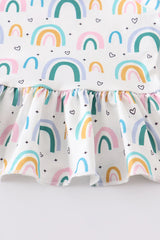 Rainbow Stripe Two Piece Set