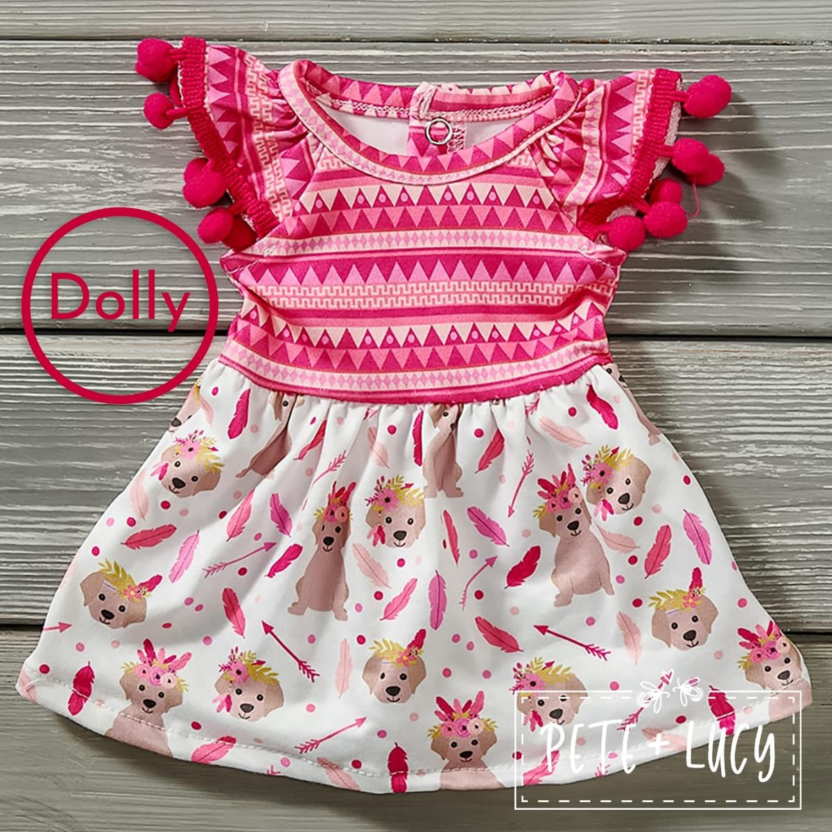 Boho Dog Dolly Dress by Pete and Lucy