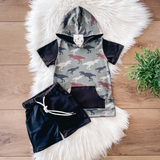 Dino Camo Shorts Set by Twocan