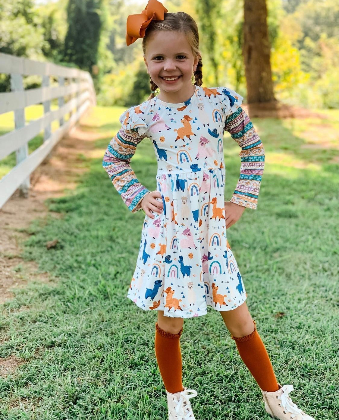 Party Like A Llama Dress by Pete and Lucy
